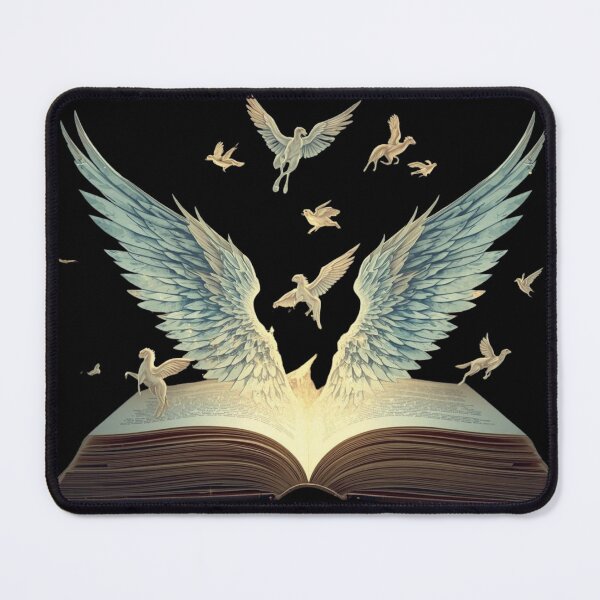 Item preview, Wings of Imagination – Magical Book Illustration designed and sold by Scattered-Words.