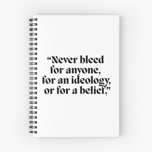 Item preview, Never bleed for anyone, for an ideology, or for a belief! designed and sold by Finds.