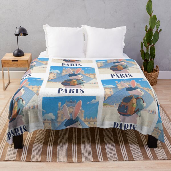 Item preview, Cute Bunny In The Louvre Museum Paris Retro-modern Version  designed and sold by Aguilar Trips.