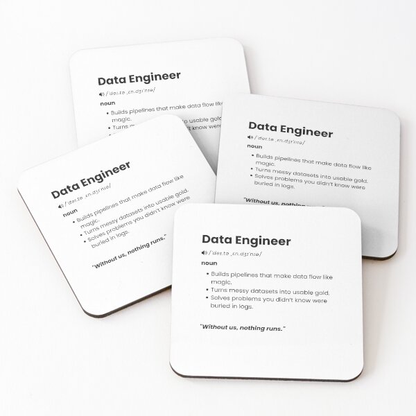 Item preview, Data Engineer Definition | Funny Data Gift for BI, Analytics & Tech Pros designed and sold by Yuli Club.