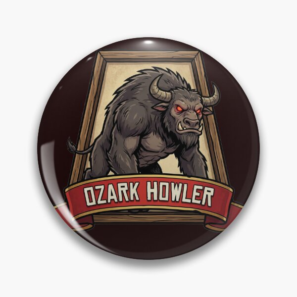 Item preview, Ozark Howler Glowering Beast designed and sold by irregulargoods.