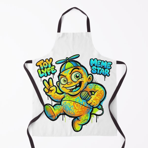 Item preview, Graffiti Baby Mascot Holding Mic designed and sold by newvisionart191.