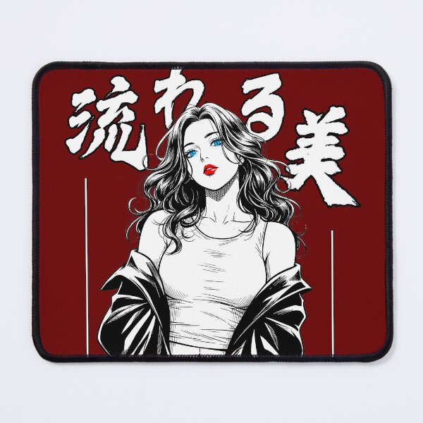 Artikelvorschau, Fließende Schönheit 流れる美 (Nagareru Bi) • Anmutiges Anime-Mädchen, schönes Anime-Mädchen entworfen und verkauft von Shigen16.
