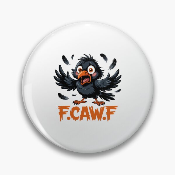 Item preview, Funny Rooster Meme, Funny F-Caw-F Chicken  designed and sold by damiloune.