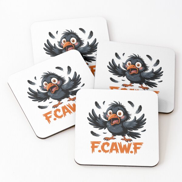 Item preview, Funny Rooster Meme, Funny F-Caw-F Chicken  designed and sold by damiloune.