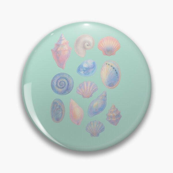 Item preview, Watercolor Seashell Collection designed and sold by holographiq.