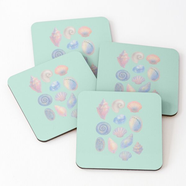 Item preview, Watercolor Seashell Collection designed and sold by holographiq.