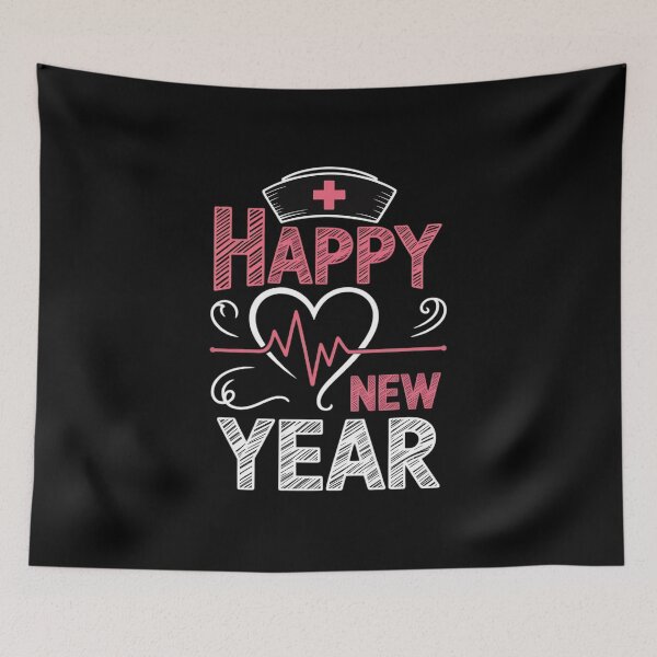Item preview, Happy New Year Nurses Happy New Year Happy new Years Eve  designed and sold by RsFilsingerArt.