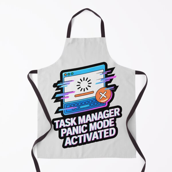 Item preview, Task Manager Panic Mode Sticker Pack with Glitchy System Error Graphics designed and sold by SplashTastic.