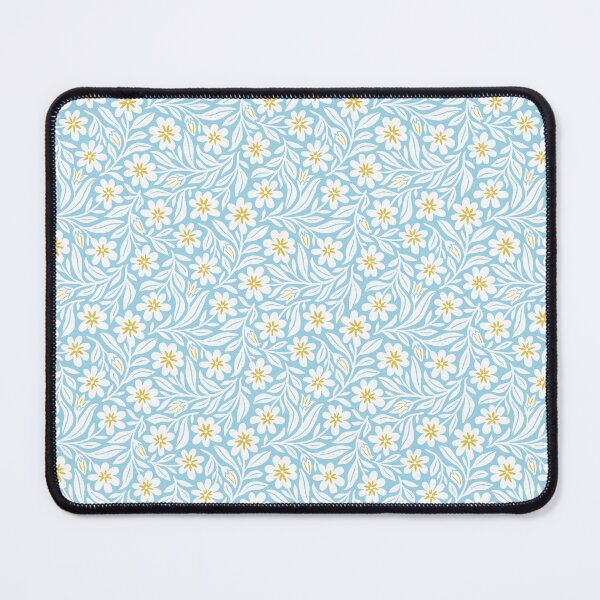 Item preview, Forget me not whimsical floral pattern on blue designed and sold by Miss-Belle.