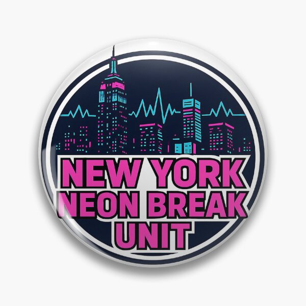 Item preview, New York Neon Break Unit – Cyber City Breakbeat Skyline designed and sold by |TRSSHOP|.