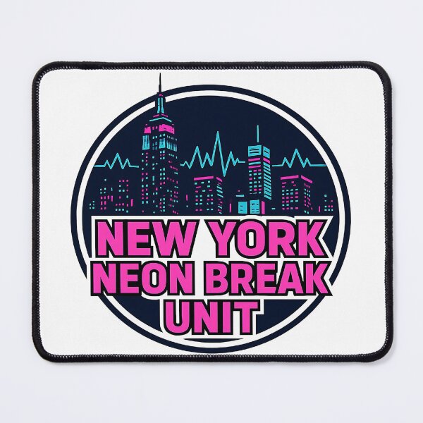Item preview, New York Neon Break Unit – Cyber City Breakbeat Skyline designed and sold by |TRSSHOP|.