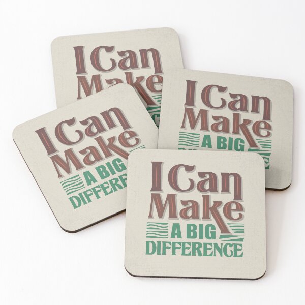 Item preview, I Can Make A Big Difference designed and sold by Maltachi Designs.