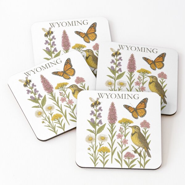 Item preview, Wyoming - Native Wildflowers & Wildlife designed and sold by Made By Meg .