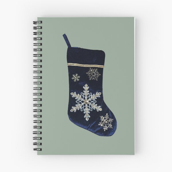 Item preview, Blue Snowflake Christmas Stocking designed and sold by bubblegumhearts.