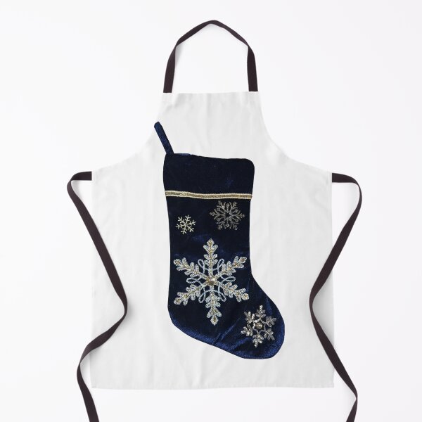 Item preview, Blue Snowflake Christmas Stocking designed and sold by bubblegumhearts.