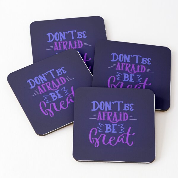 Item preview, Don't Be Afraid, Be Great designed and sold by Maltachi Designs.