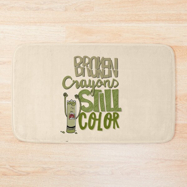 Item preview, Broken Crayons Still Colour - Keep Going Inspirational Quote designed and sold by Maltachi Designs.