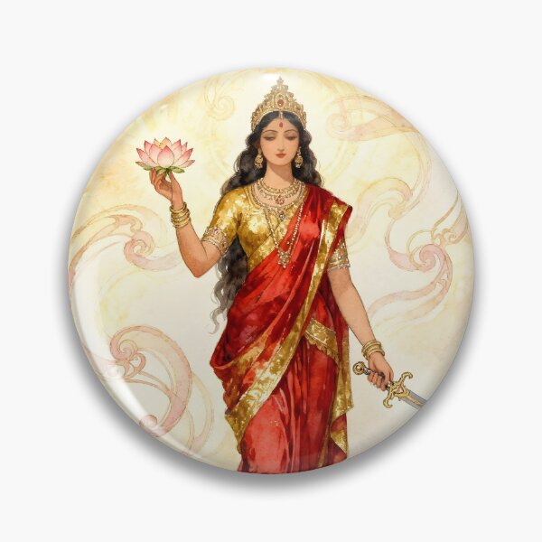 Item preview, Durga, Goddess of Boundaries and Sacred Power designed and sold by SoniaSarkali.