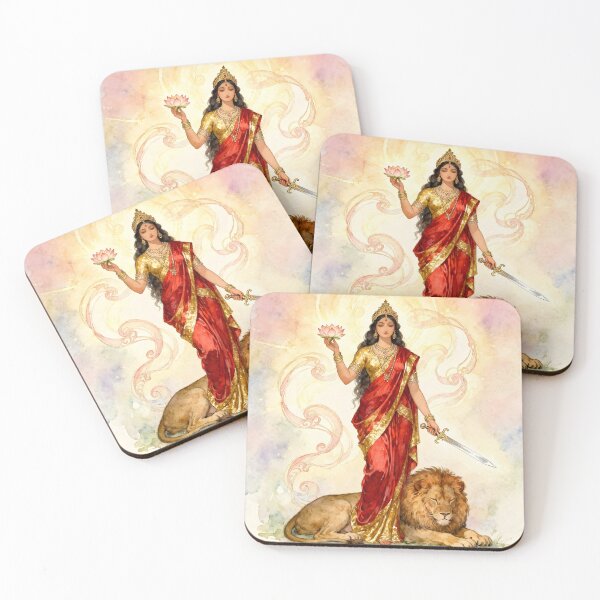 Item preview, Durga, Goddess of Boundaries and Sacred Power designed and sold by SoniaSarkali.
