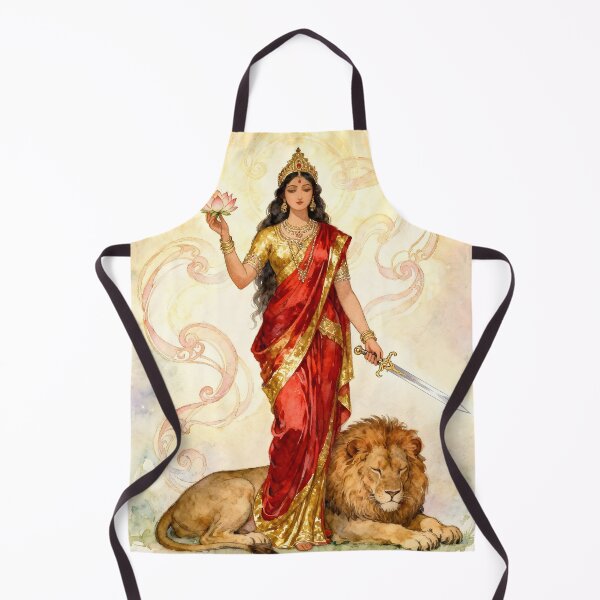 Item preview, Durga, Goddess of Boundaries and Sacred Power designed and sold by SoniaSarkali.