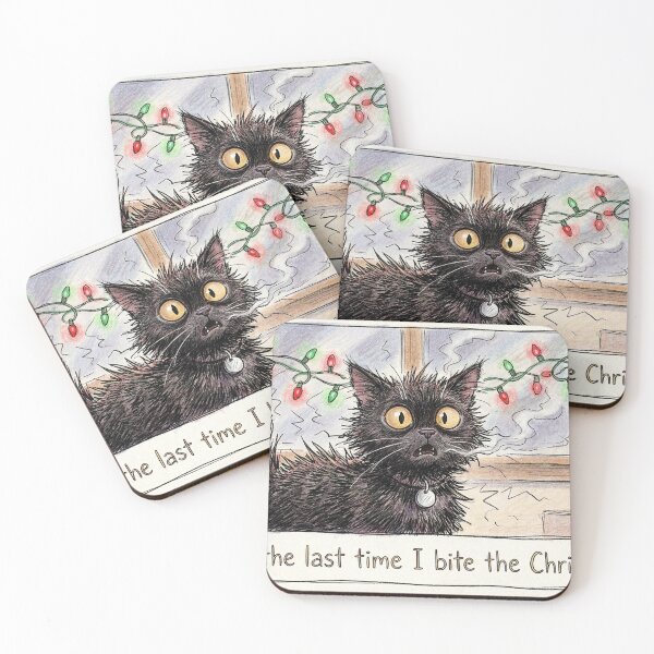 Item preview, Well, no more biting the Christmas lights. designed and sold by PaulyQuantum.
