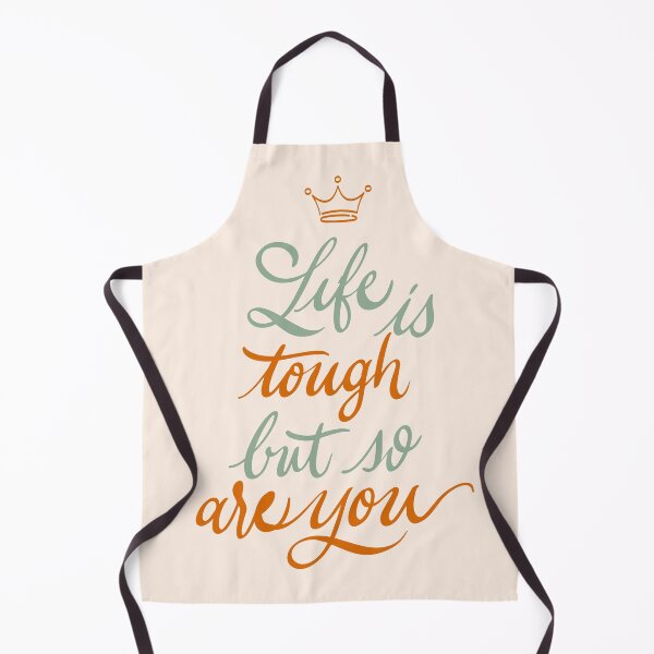 Item preview, Life Is Always Tough, But So Are You - Inspirational Quote designed and sold by Maltachi Designs.