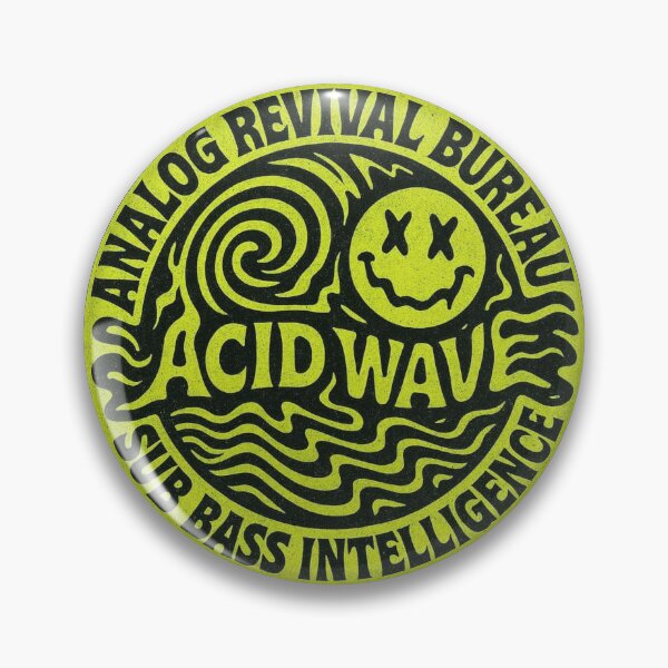 Item preview, Acid Wave – Analog Revival Bureau Sub Bass Intelligence Logo designed and sold by |TRSSHOP|.