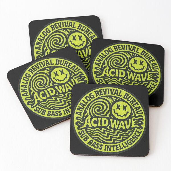 Item preview, Acid Wave – Analog Revival Bureau Sub Bass Intelligence Logo designed and sold by |TRSSHOP|.