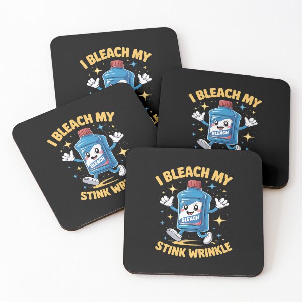 Item preview, Inappropriate I Bleach My Wrinkle Humor Joke Men Women  designed and sold by AquaKiev.