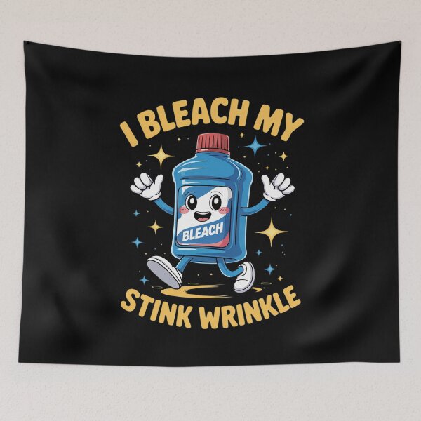 Item preview, Inappropriate I Bleach My Wrinkle Humor Joke Men Women  designed and sold by AquaKiev.