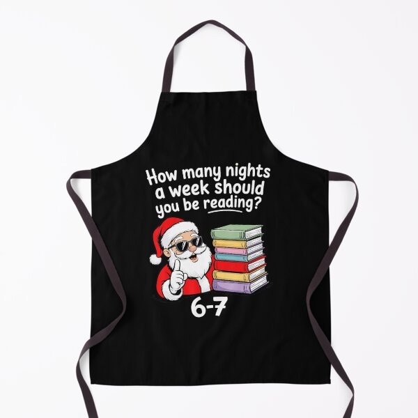 Item preview, How Many Nights Reading Teacher 67 Christmas Six Seven Santa  designed and sold by JEFDodsonArt.