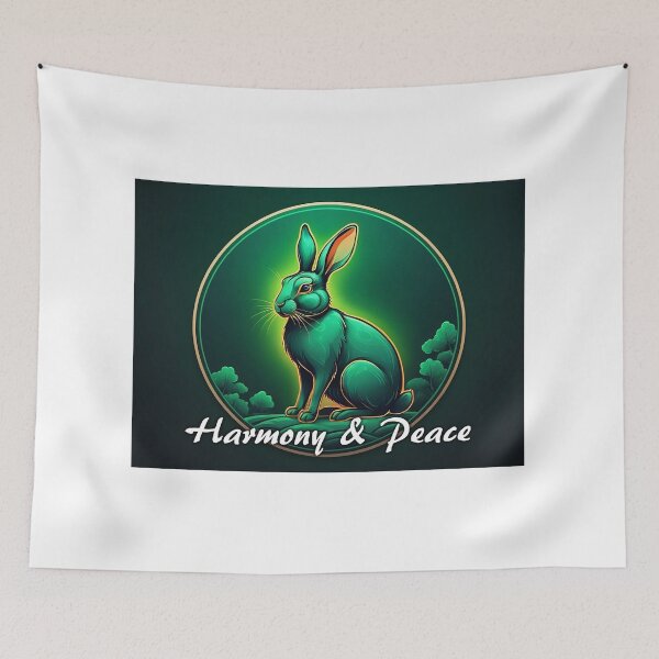 Item preview, Year of the Rabbit – Harmony & Peace | Feng Shui Zodiac Symbol designed and sold by JaaGo PopLab.