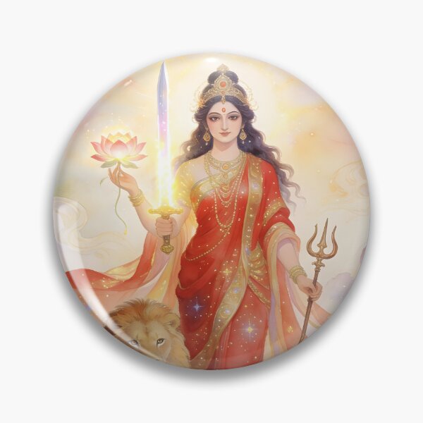 Item preview, Durga, Goddess of Boundaries and Sacred Power designed and sold by SoniaSarkali.