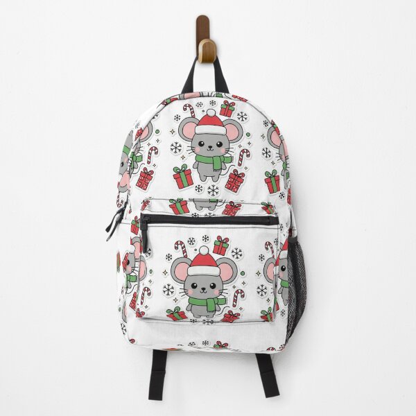 Item preview, Cute Winter Mouse with Santa Hat designed and sold by Mido-artister.