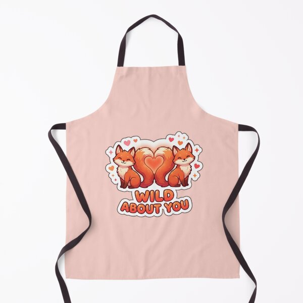 Item preview, Valentine Wild About You Cute Fox Couple Sticker designed and sold by Nuist25.