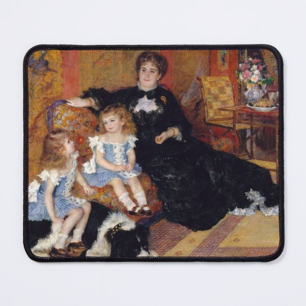 Item preview, Madame Georges Charpentier (Marguérite-Louise Lemonnier, 1848–1904) and Her Children, Georgette-Berthe (1872–1945) and Paul-émile-Charles (1875–1895) (1878) | Renoir designed and sold by Oliveirallan.