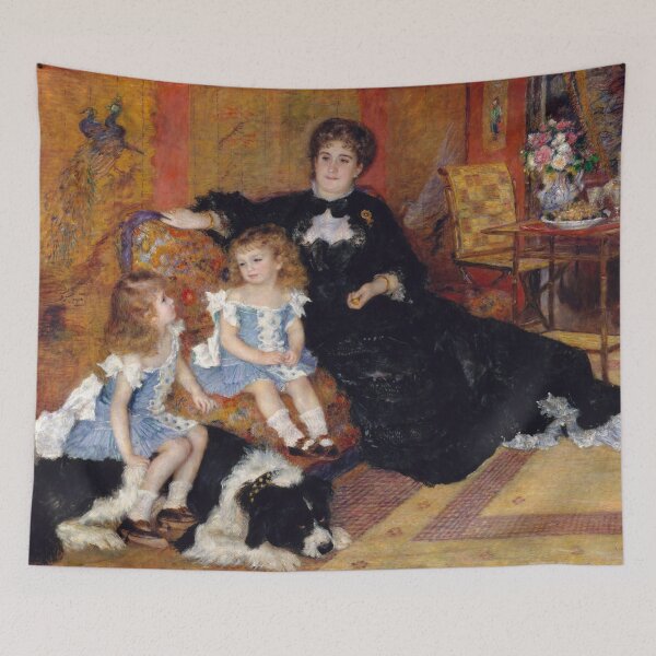 Item preview, Madame Georges Charpentier (Marguérite-Louise Lemonnier, 1848–1904) and Her Children, Georgette-Berthe (1872–1945) and Paul-émile-Charles (1875–1895) (1878) | Renoir designed and sold by Oliveirallan.