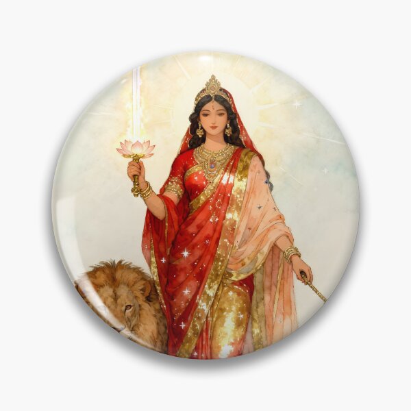 Item preview, Durga, Goddess of Boundaries and Sacred Power designed and sold by SoniaSarkali.