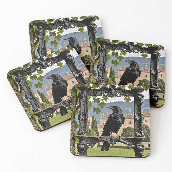 Item preview, Baroque Raven Illustration – Gothic Decor & Victorian Style designed and sold by Visualynx.