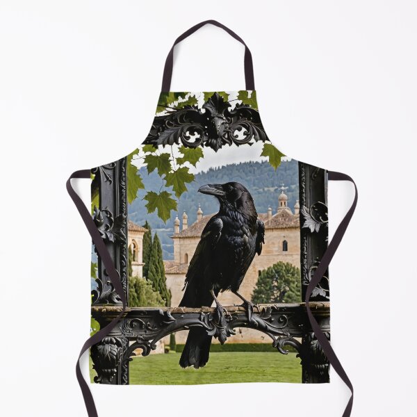 Item preview, Baroque Raven Illustration – Gothic Decor & Victorian Style designed and sold by Visualynx.