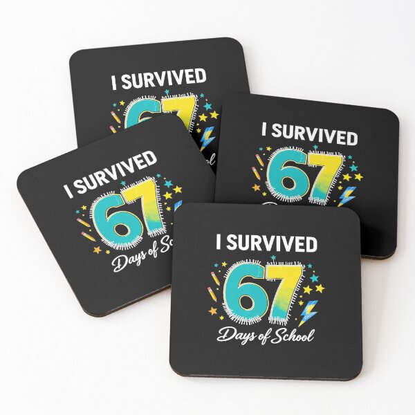 Item preview, I Survived 67 Days Of School Funny Teachers Students Meme  designed and sold by gladysenglish.