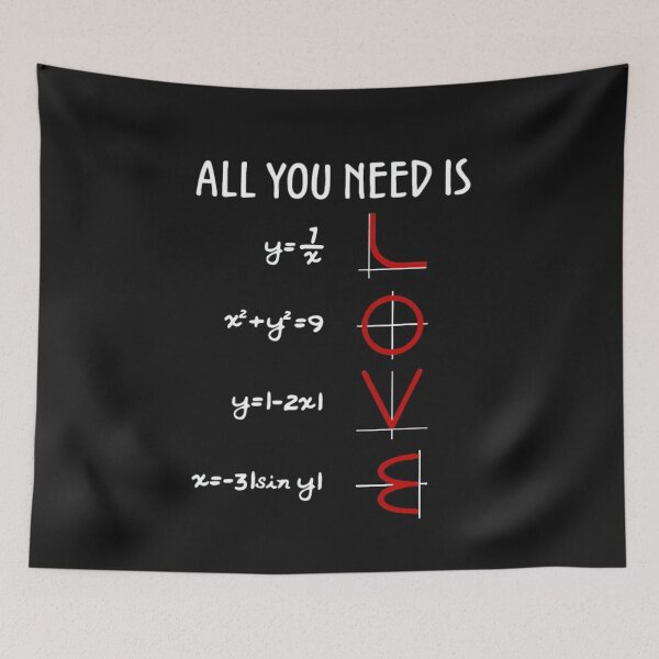 Item preview, Math Love Graphs – Geek Humor Design designed and sold by Fun-and-joy.