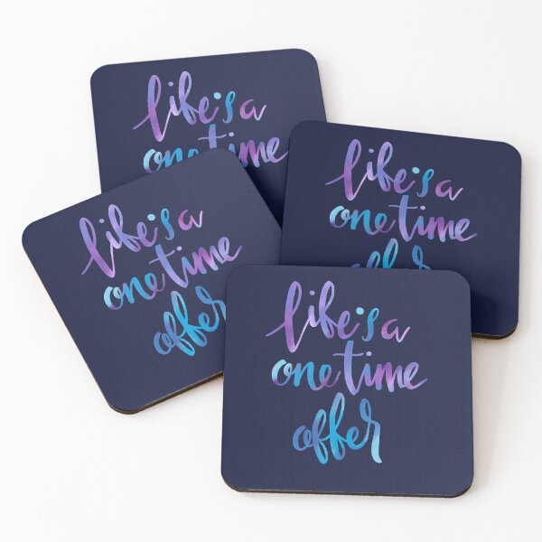 Item preview, Life Is a One Time Offer | Seize The Day & YOLO Motivation Quote designed and sold by Maltachi Designs.