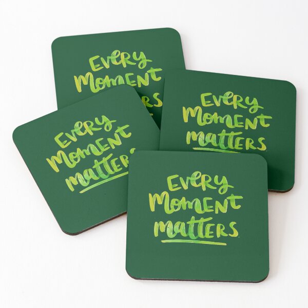 Item preview, Every Moment Matters | Mindfulness, Presence & Carpe Diem Mantra Design designed and sold by Maltachi Designs.