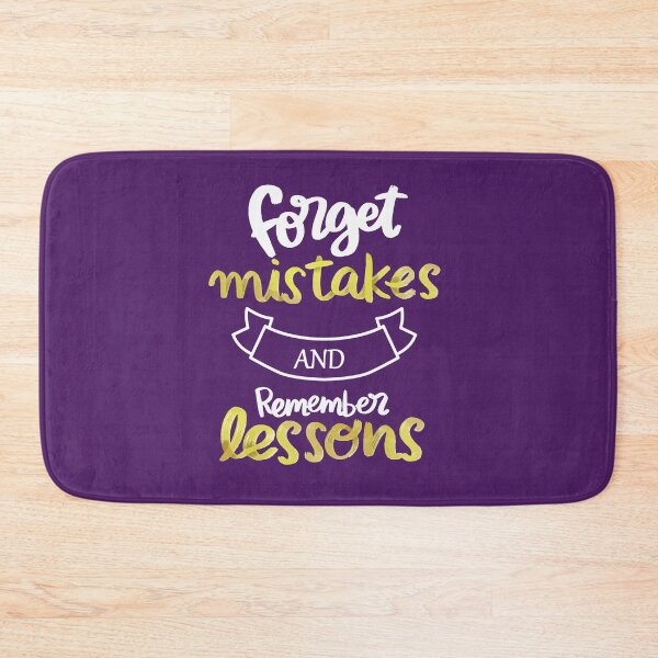 Item preview, Forget Mistakes, Remember Lessons | Growth Mindset & Learning from Failure Quote designed and sold by Maltachi Designs.