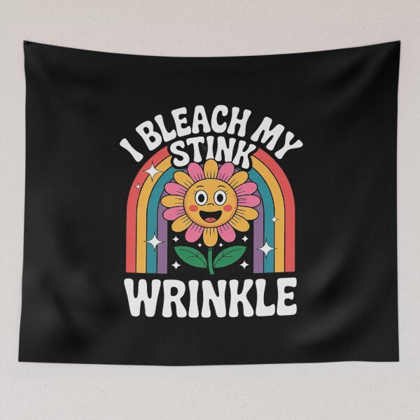 Item preview, Sarcastic I Bleach My Stink Wrinkle Gag Adult Humor 2  designed and sold by AquaKiev.