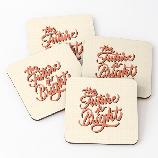 Item preview, The Future Is Bright | Optimism, Hope & Positive Vibes Motivational Design designed and sold by Maltachi Designs.