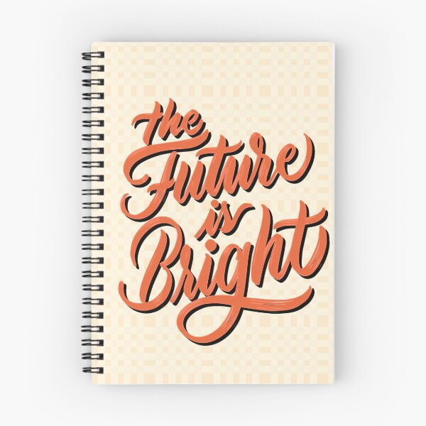 Item preview, The Future Is Bright | Optimism, Hope & Positive Vibes Motivational Design designed and sold by Maltachi Designs.