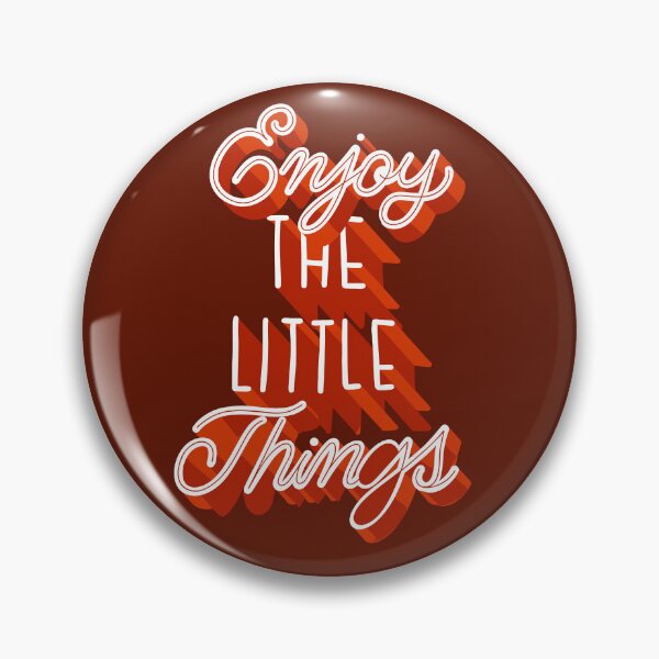 Item preview, Enjoy The Little Things | Simple Pleasures, Mindfulness & Gratitude Quote designed and sold by Maltachi Designs.